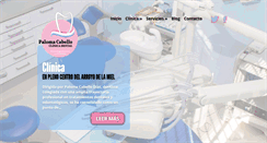 Desktop Screenshot of clinicapalomacabello.com
